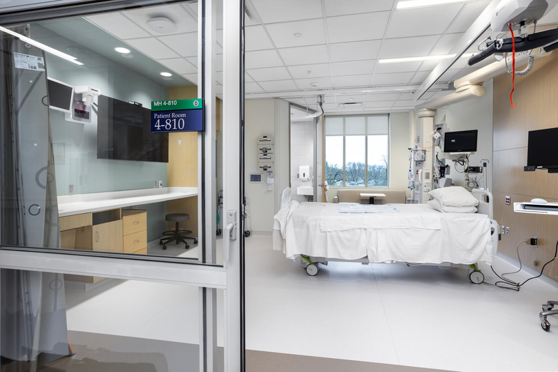 Intensive Care Unit/Progressive Care Unit Patient Room