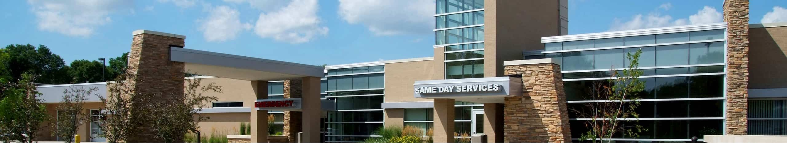 Hospital building in Decorah, Iowa.