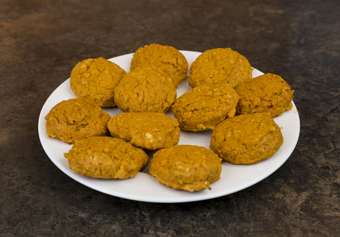 pumpkin cookies side