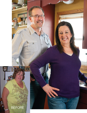 Natalie Priebe, before and after bariatric surgery