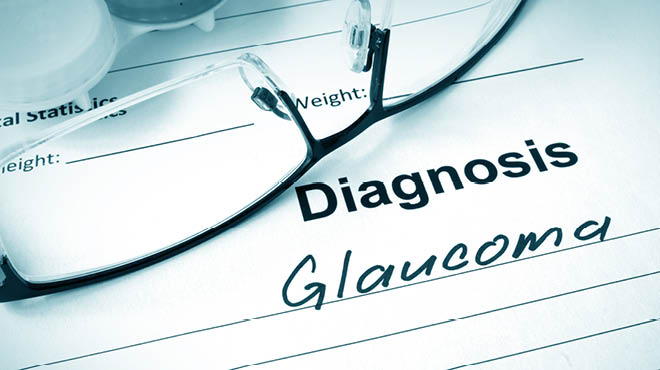 Glaucoma diagnosis eyeglasses