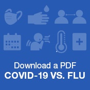 Download a PDF of COVID-19 vs. Flu
