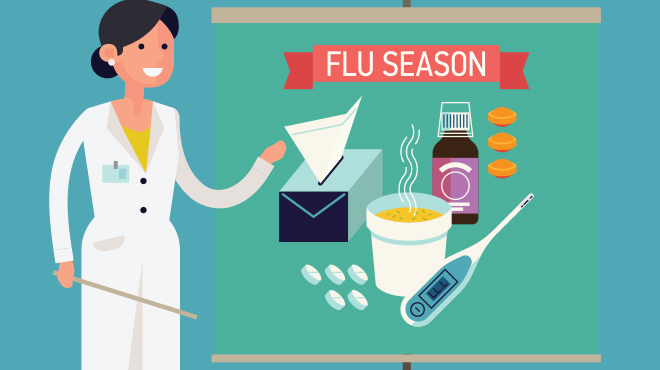 Illustrated flu season