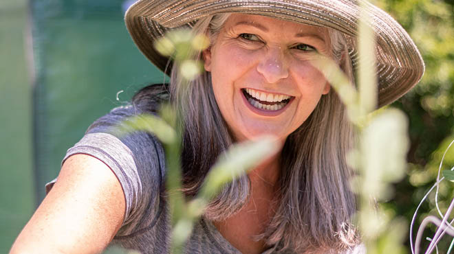 Wearing brimmed hat on sunny day