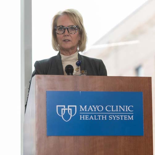 Lisa McConnell, chief nursing officer in Southwest Minnesota