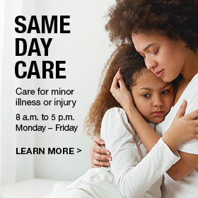 Same Day Care, Mother Hugging Child